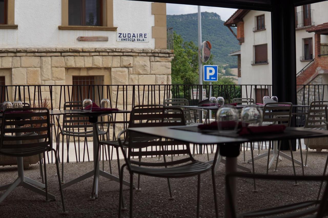 Hostal Restaurante Ibaisek Zudaire Exteriör bild